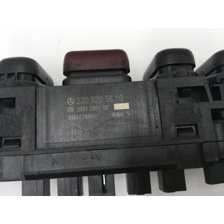 Original MB S W220 Schalterleiste Tasten Leiste ESP Warnblinker ZV 2208205810