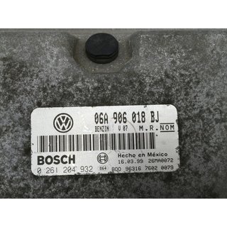 Orig. VW Bora Beetle Motorsteuergerät Steuergerät Motor 06A906018BJ 0261204932