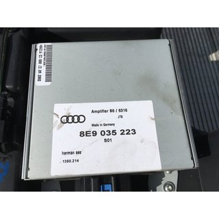 Orig. Audi A4 Lautsprecher Bassbox Subwoofer + Verstärker 8E903538203S 8E035223