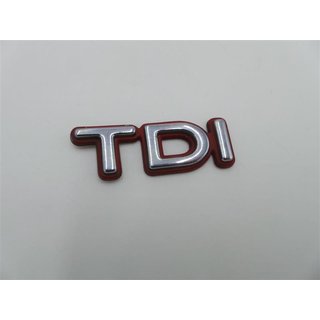 Schriftzug Turbo Diesel Emblem TDI für Dieselfahrzeug